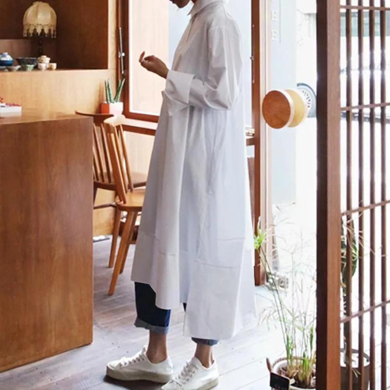 Plus Size Oversized Shirt Dress