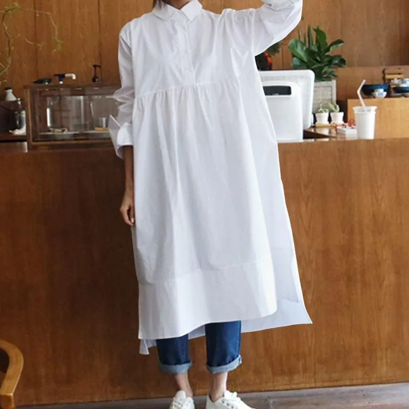 Plus Size Oversized Shirt Dress