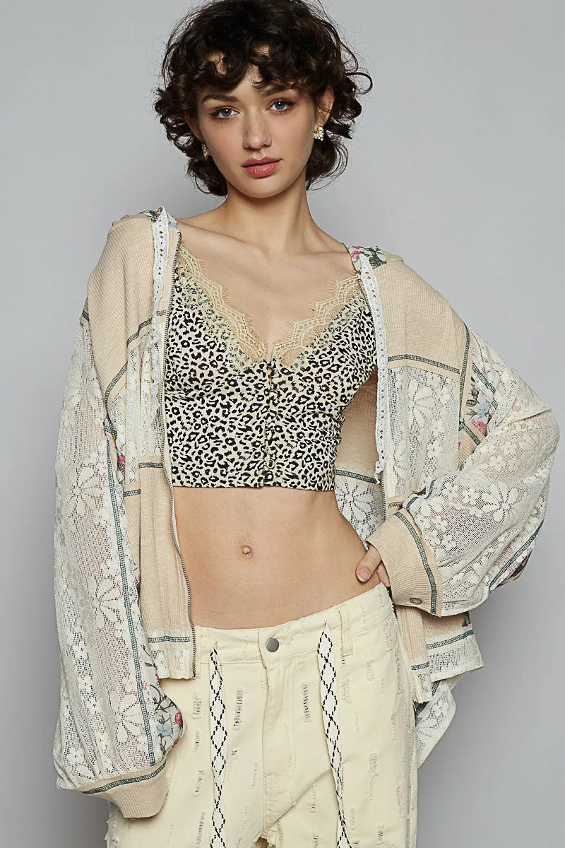 POL Feminine and Fabulous Zip Up Hoodie