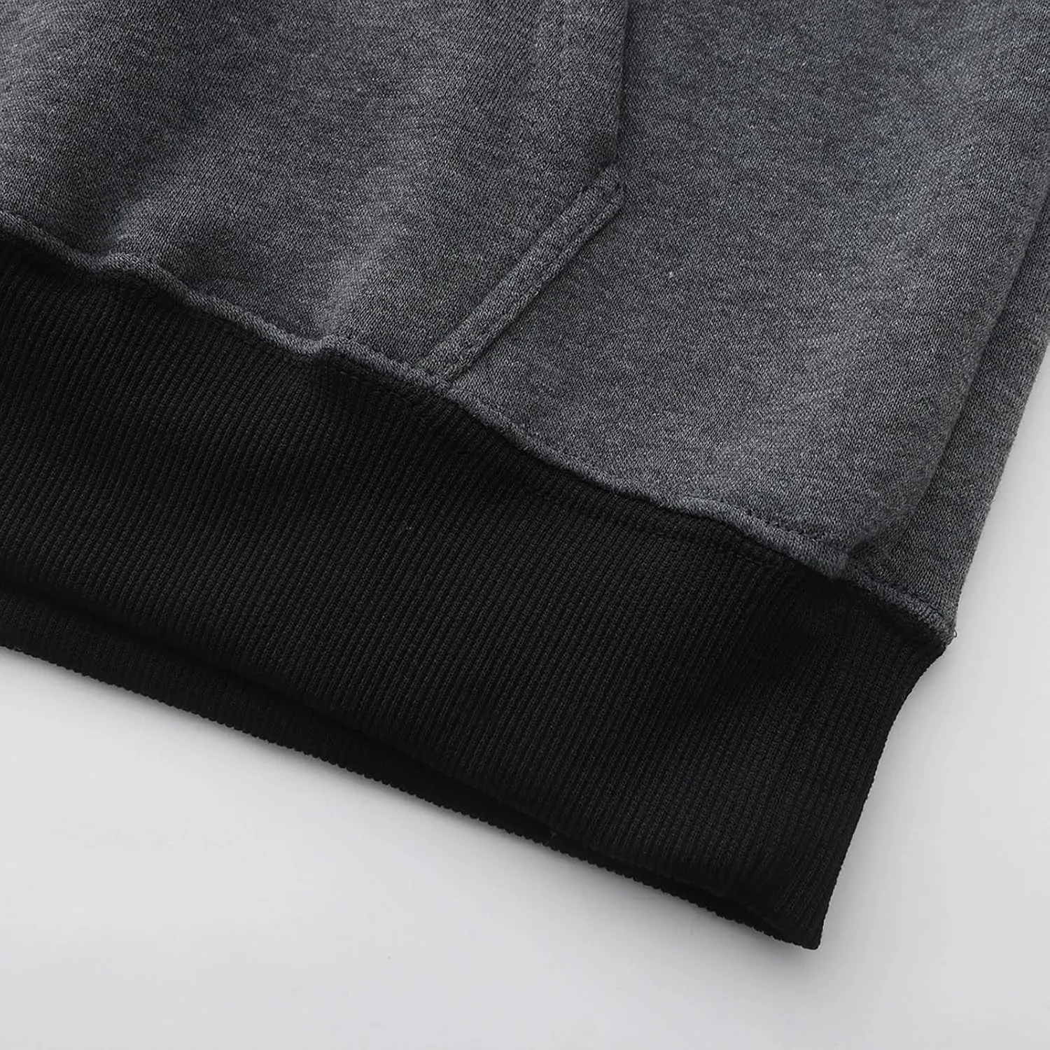 Pullover Hoodie Men Trendy Loose Winter Solid Colored Jackets Stylish Pullover Sweater Winter Shirt for Men with Pockets