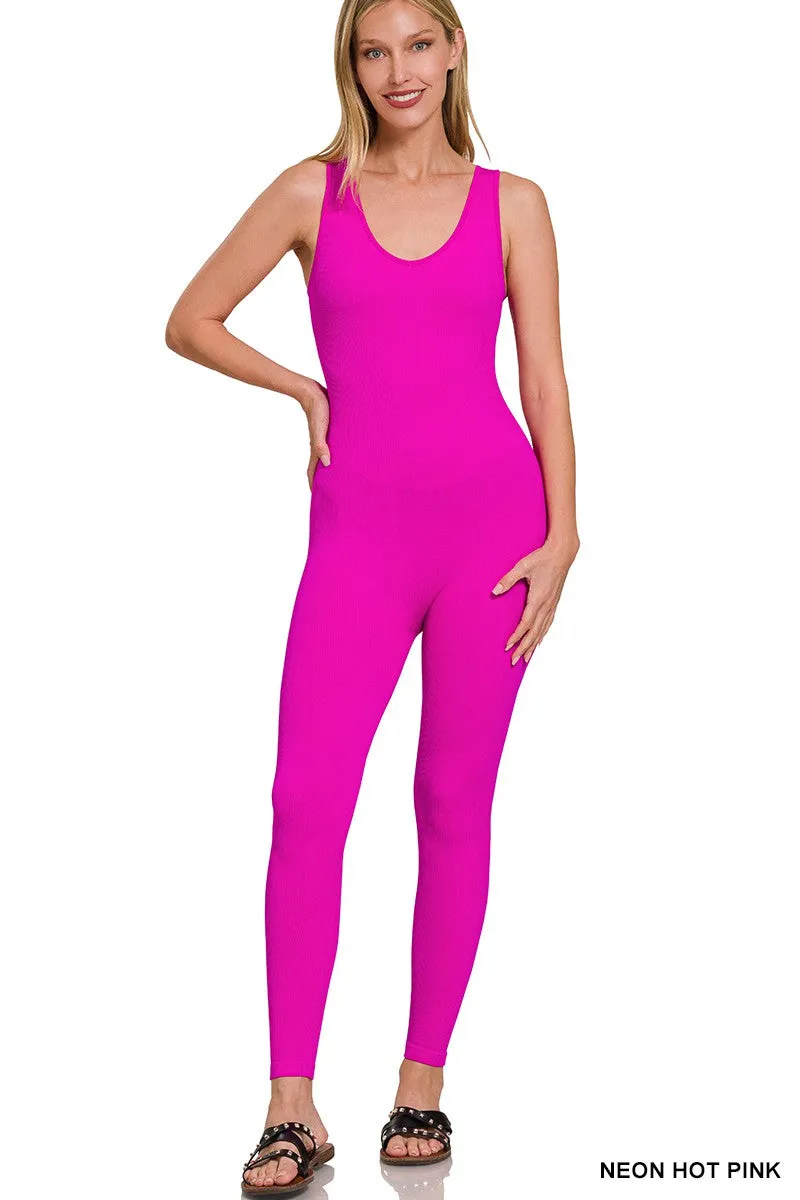 Ribbed Sports Bodysuit