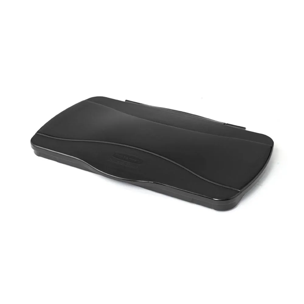 Rubbermaid Slim Jim Hinge Lid Black 1 x 4