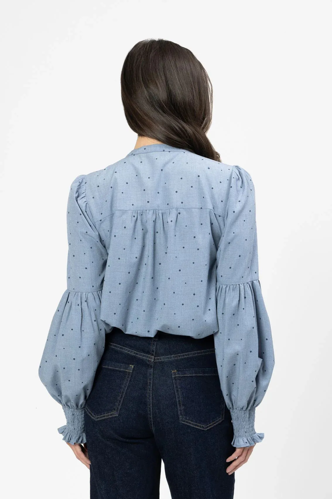 Seeking Lola - Keeper Blouse - Denim Spot