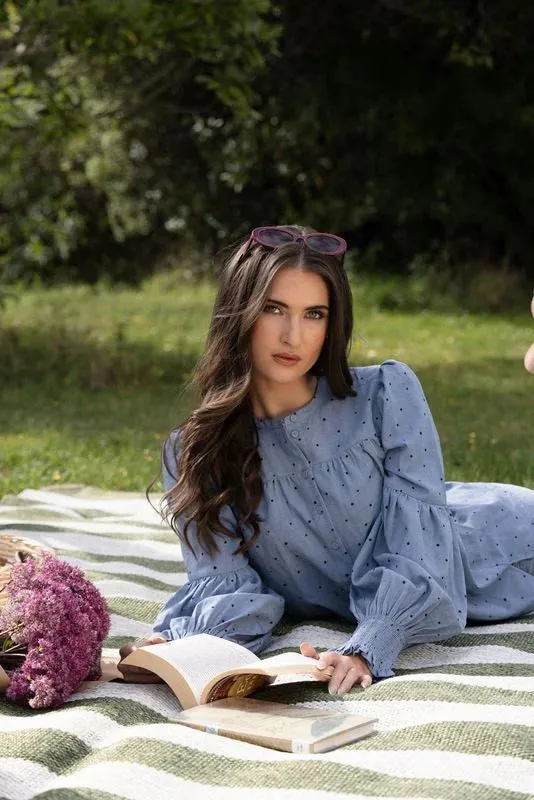 Seeking Lola - Keeper Blouse - Denim Spot