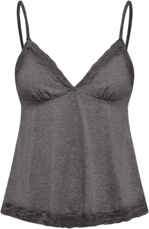 SHENHE Women's Lace Babydoll Tank Top Sexy V Neck Sleeveless Flared Hem Flowy Peplum Tops