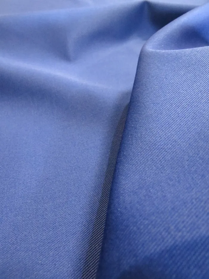 Solid Reversible Formal Poly Cotton Twill Fabric / Dark Brown / Sold By The Yard