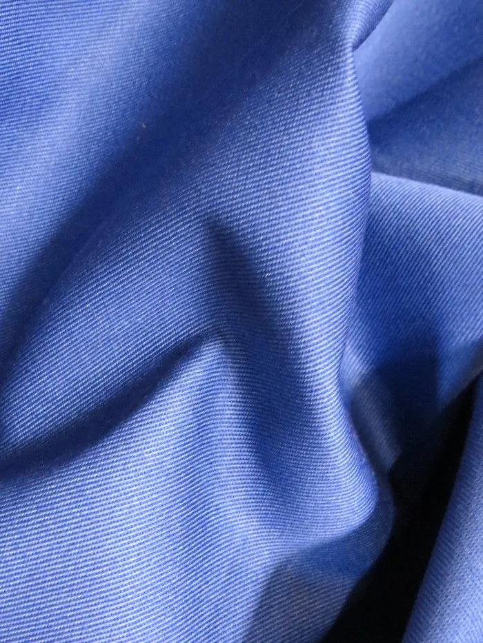 Solid Reversible Formal Poly Cotton Twill Fabric / Dark Brown / Sold By The Yard