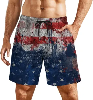TAIZIYEAH Men's Beach Shorts Sports Beach Pants Swimwear Bathing Suits Board Shorts with Pocket Comfortable