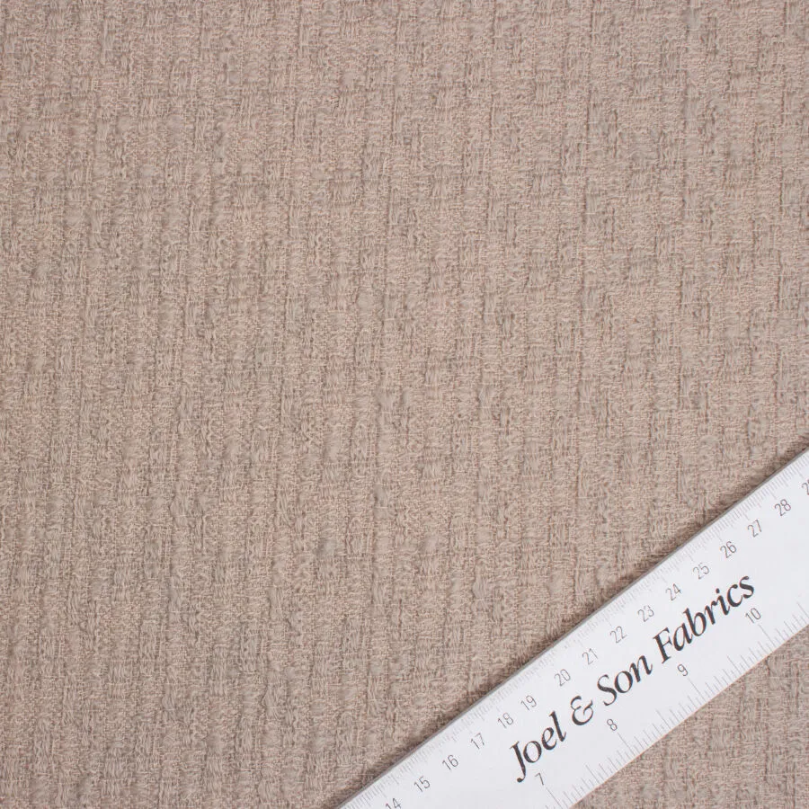 Taupe Pure Wool Bouclé