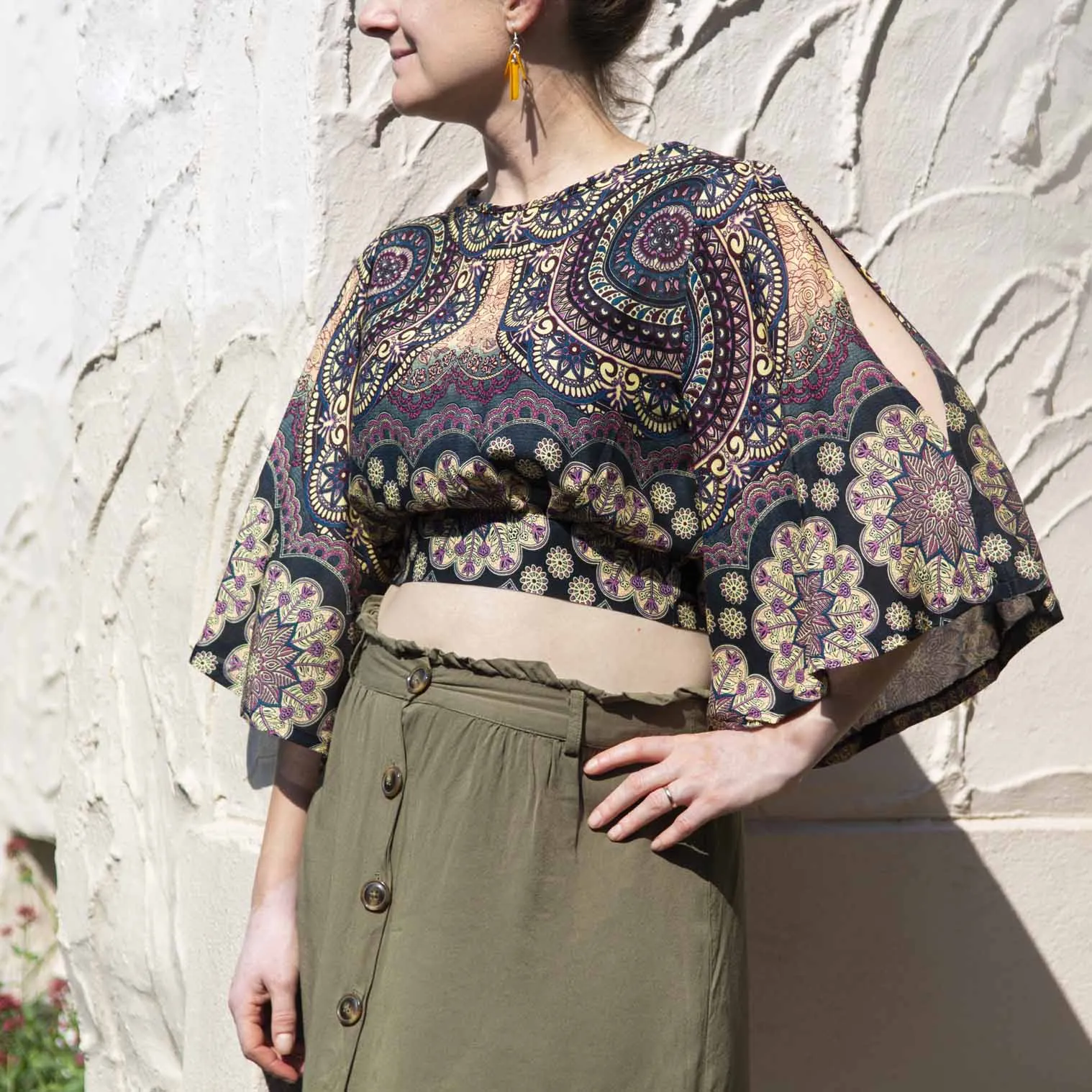 Thai Rose Open Back Top