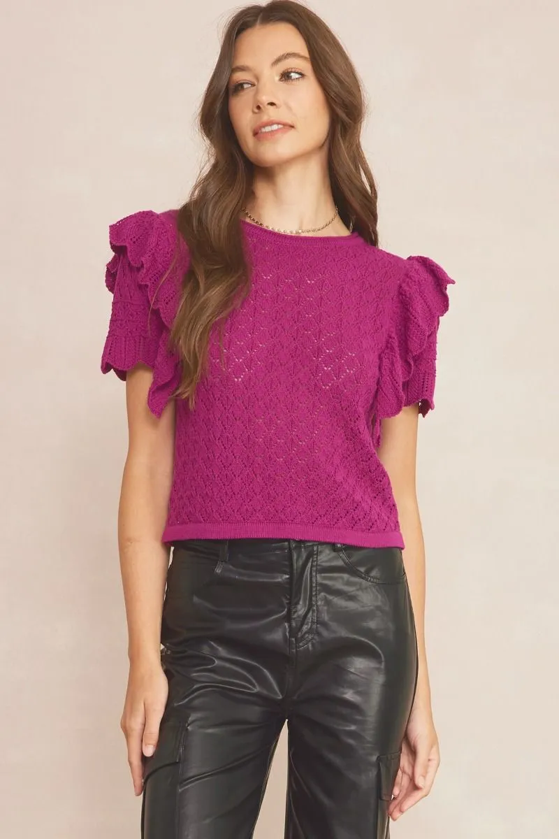 The Sweet Plum Sweater