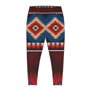 Tribal Print Plus Size Leggings - Stylish and Comfortable Activewear