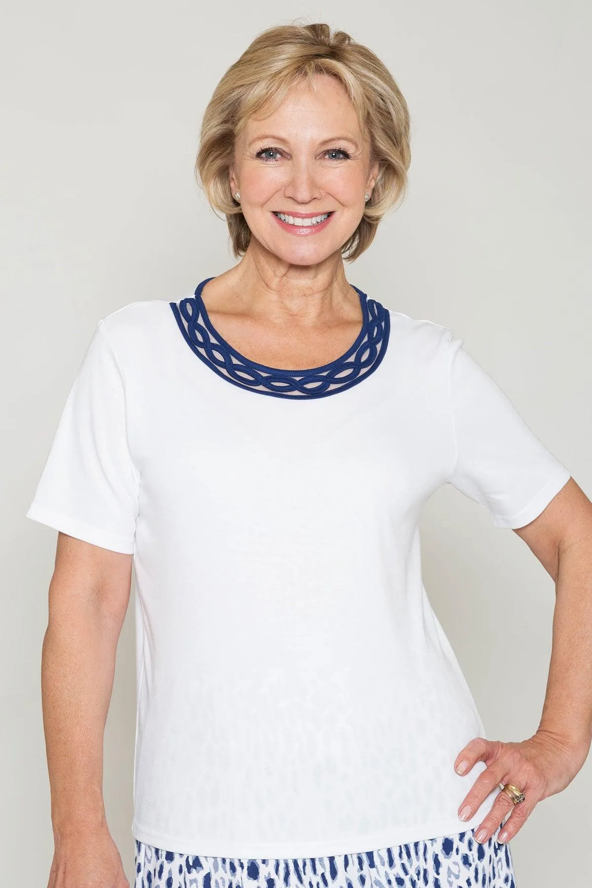 Twist Neck T-Shirt