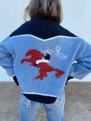 TX Cowboy Zip Cardigan