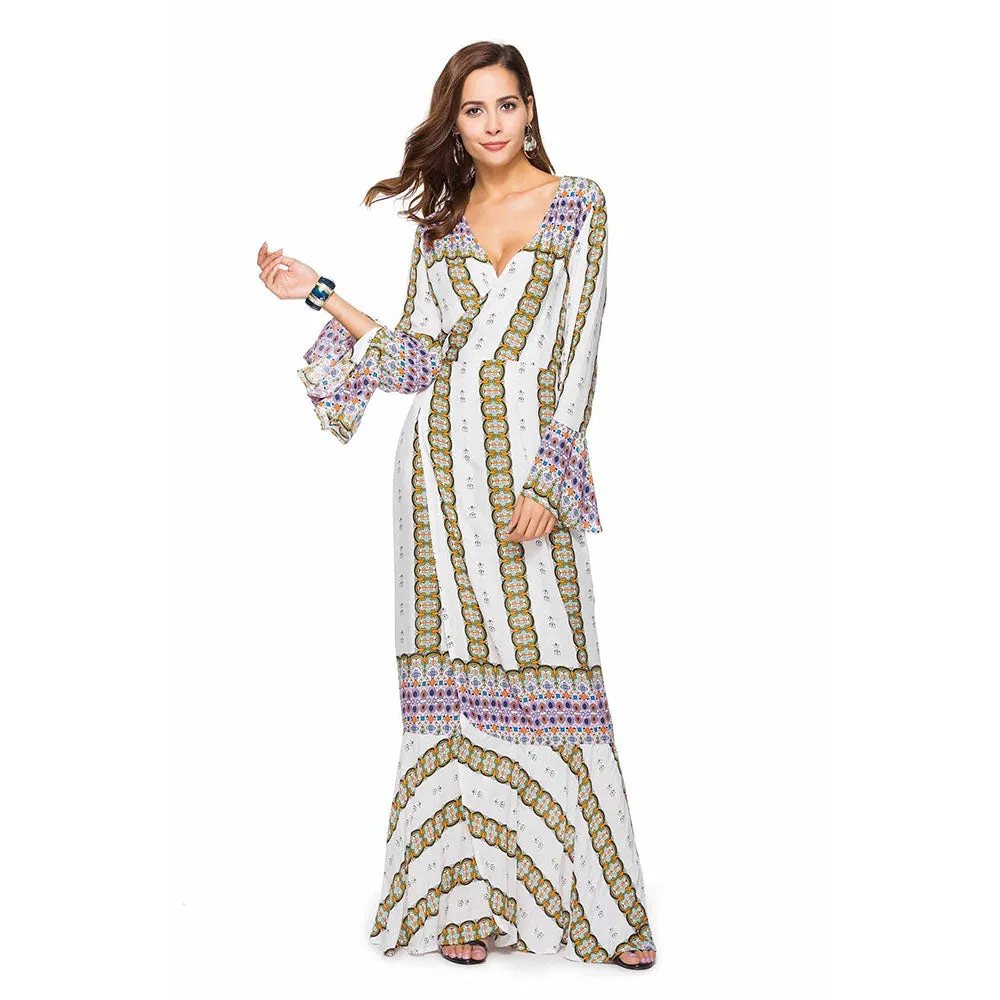 Vintage Elegant Long Maxi Dress