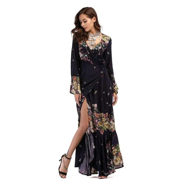 Vintage Elegant Long Maxi Dress