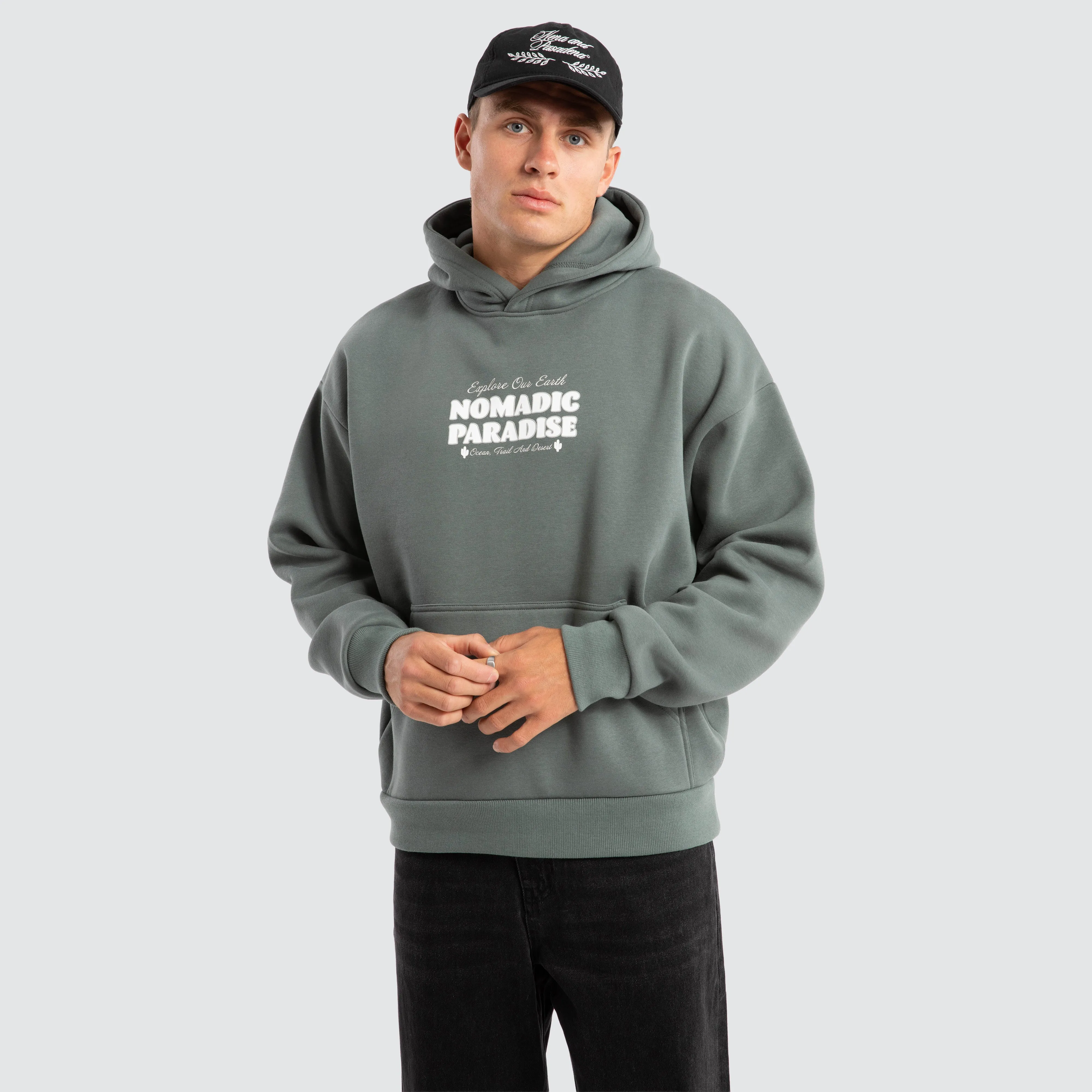 Whithaven Oversized Hoodie Dusty Teal