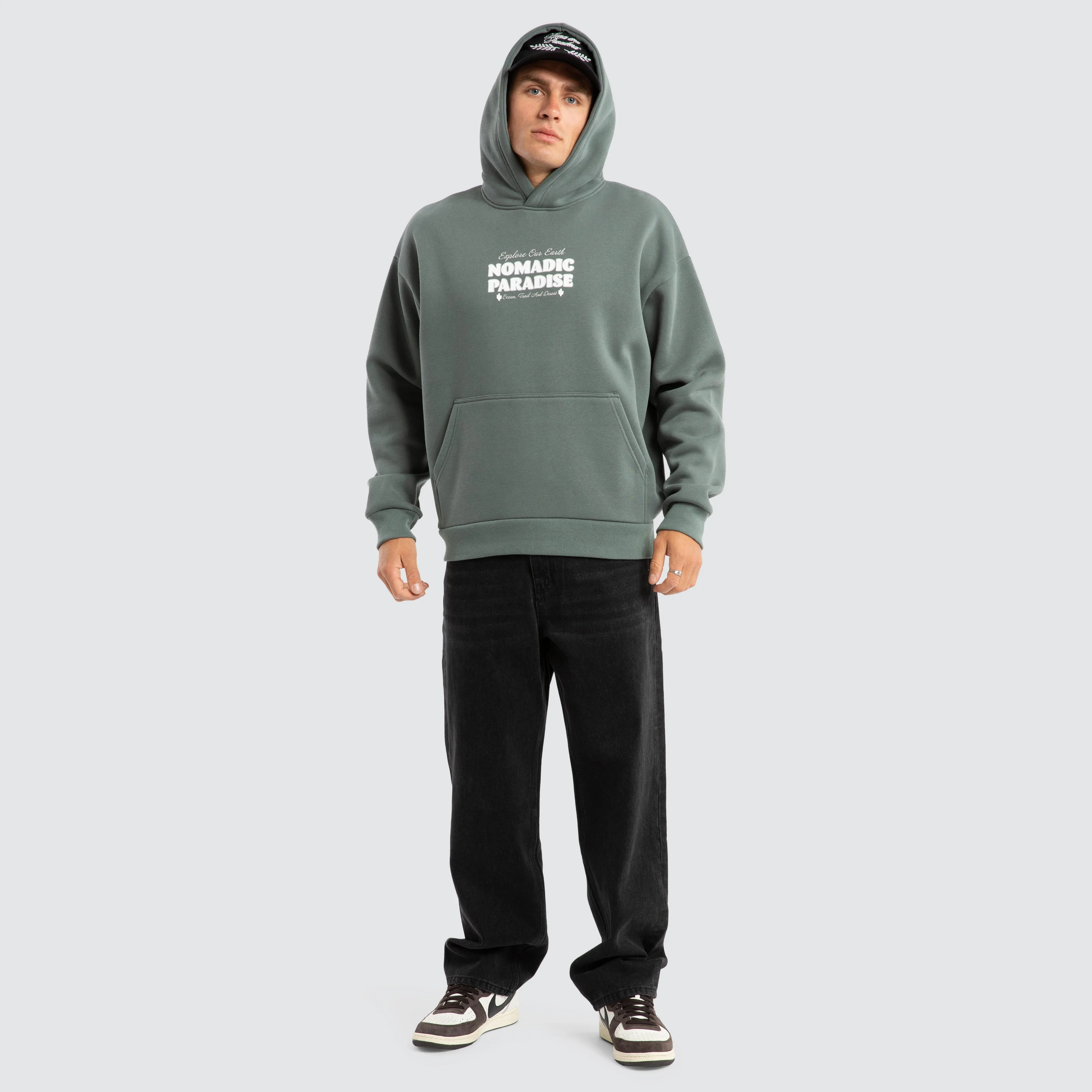 Whithaven Oversized Hoodie Dusty Teal