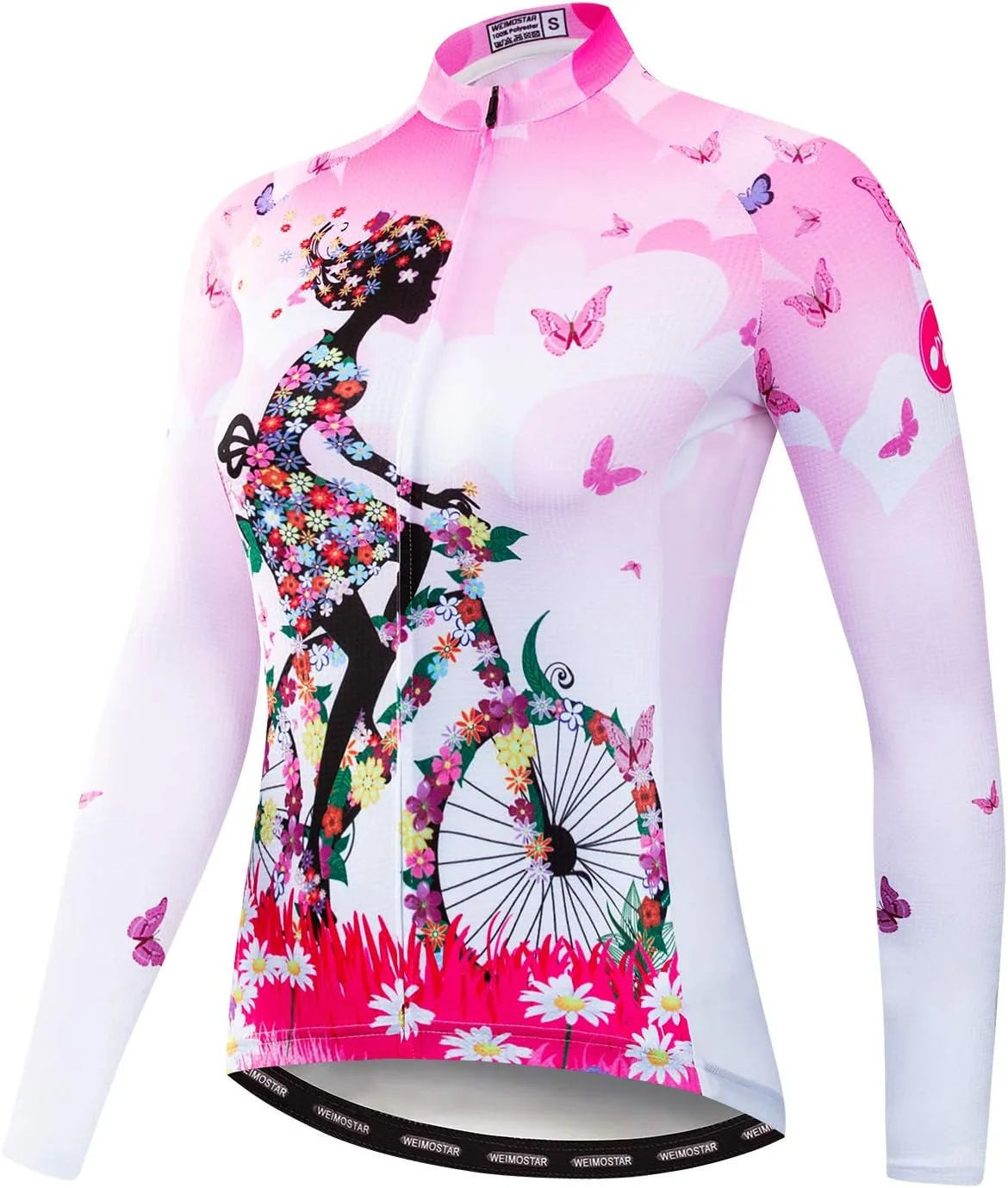 Women Long Sleeve Cycling Jersey MTB Shirts Mountain Bike Tops Bicycle Clothing