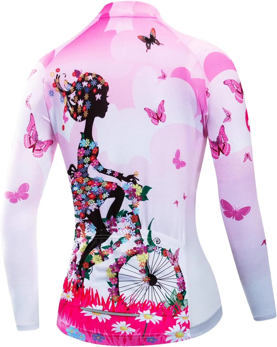 Women Long Sleeve Cycling Jersey MTB Shirts Mountain Bike Tops Bicycle Clothing