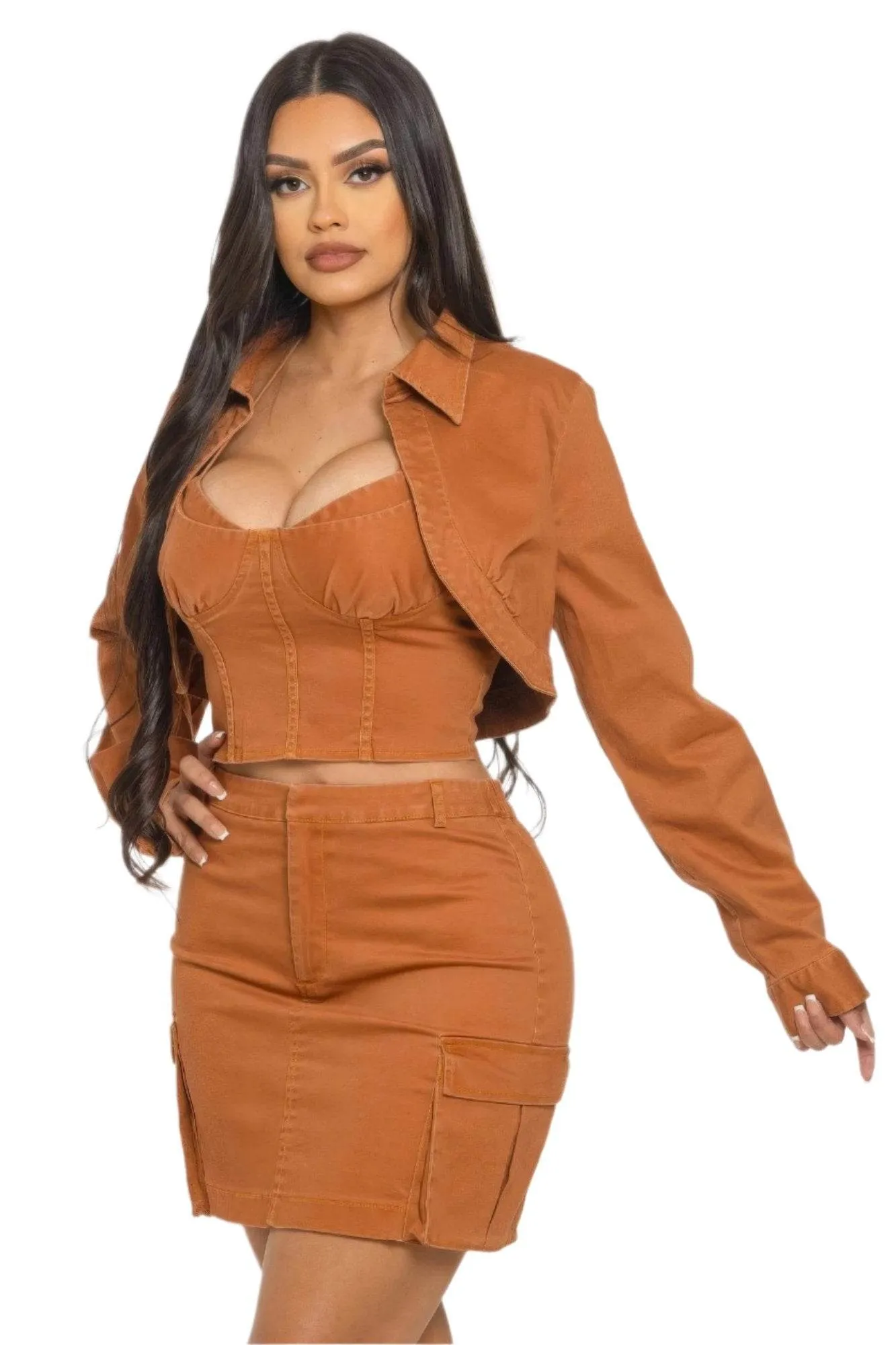 Women's 3PC Outfit Skirt Set