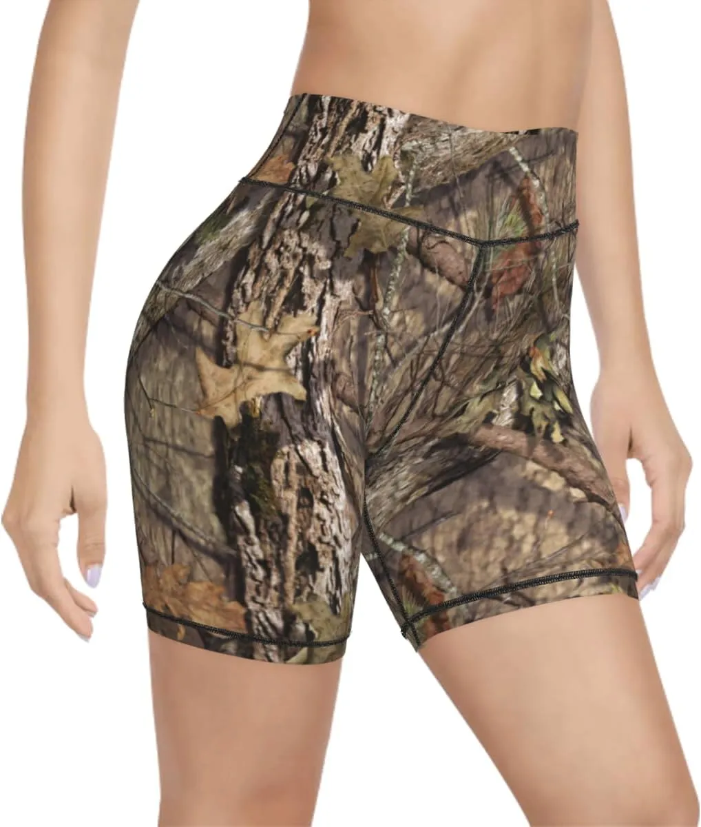 Women's Biker Shorts Tummy Control Yoga Short Exercise Workout Butt Lifting Tights Short Pants,