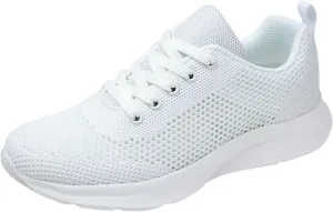 Women's Lace Up Walking Shoes Lightweight Casual Running Sneakers Slip On Shoes Women Wide Width Men's Casual Dress Shoes Wedge Sneakers Red Tennis Shoe Trainers Shoe