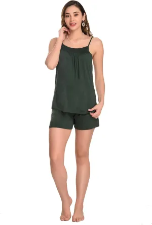Women's Summer Style Viscose Made of Bamboo Pajama Set Night Sweat Sleepwear Comfortable Loungewear for Menopause