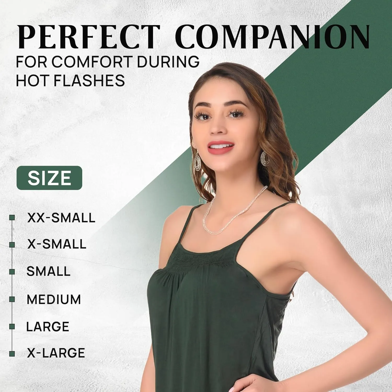 Women's Summer Style Viscose Made of Bamboo Pajama Set Night Sweat Sleepwear Comfortable Loungewear for Menopause