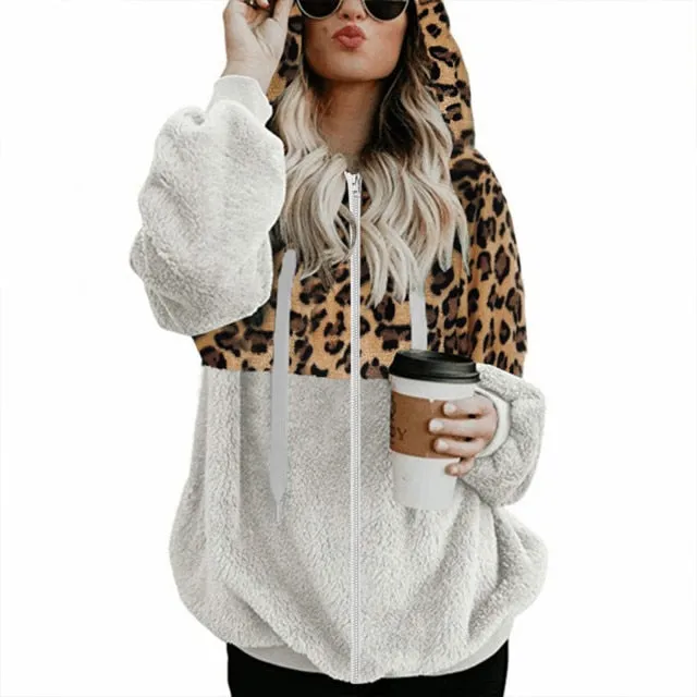 Women's Warm Oversized Zipper Hoodie