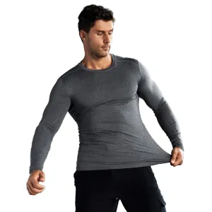 YESFASHION Spandex Men Compression Tops
